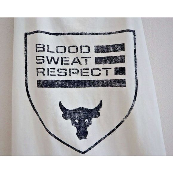 Under Armour 1370487 279 Men's Sz XL Beige Project Rock "BSR" Flag Tank Top - Picture 5 of 10